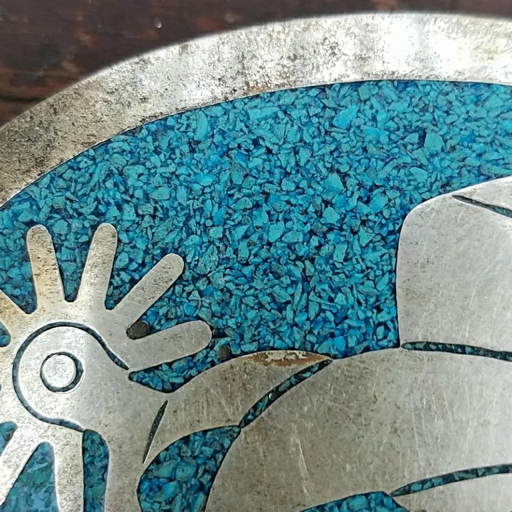 Vintage Cowboy Hat & Spurs Belt Buckle
